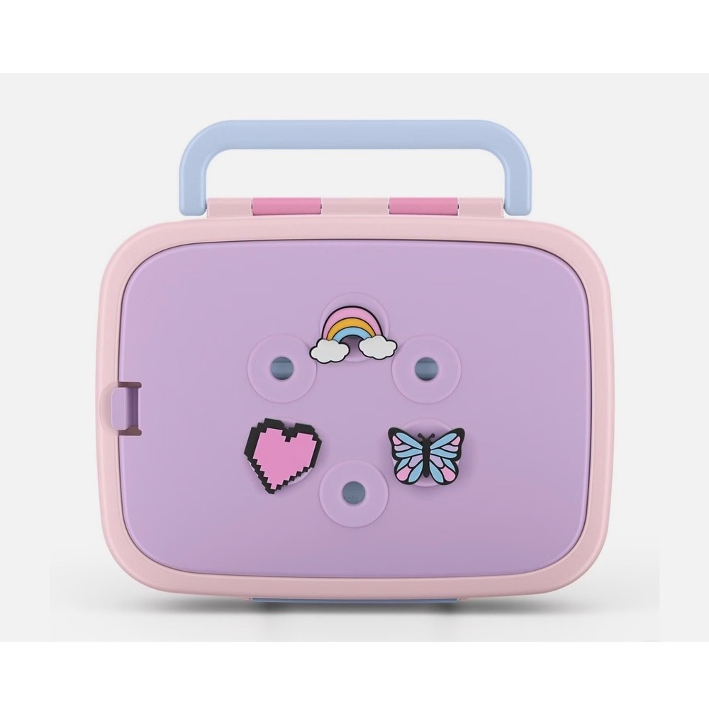 Ello Lunch Box Kids One Size Cotton Candy NEW Bento Ice Pack Charms Customizable